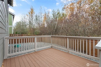 One of the many great features of the home is the protected greenspace behind it.