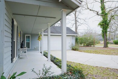 Quaint front porch