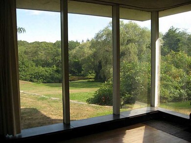 View. Looking at the pond from the living room.