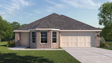 D.R. Horton's The Cardinal Floorplan Elevation C. All photos shown here may not depict the specified home & features included are for illustration purposes only.