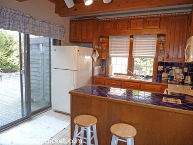 Kitchen with Door to Deck