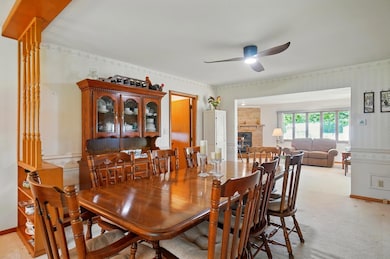 Dining room adjacent to kitchen