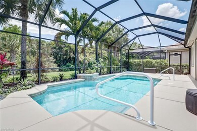 The back yard is your own private, tropical paradi