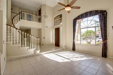 Sweeping Wooden Staircase