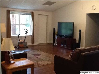 GREAT room has lots of space, vaulted ceilings and