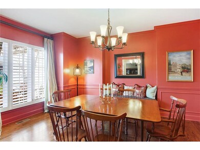 Dining room which is to the left of the front entr