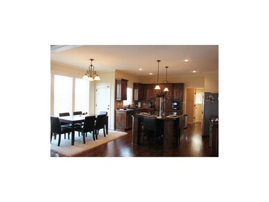 Gourmet kitchen with breakfast area sitting!
