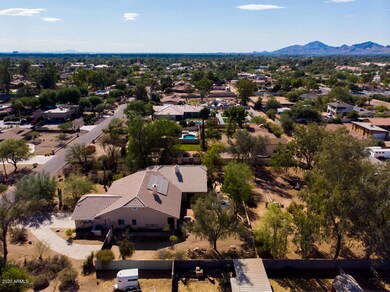 Aerial facing South
