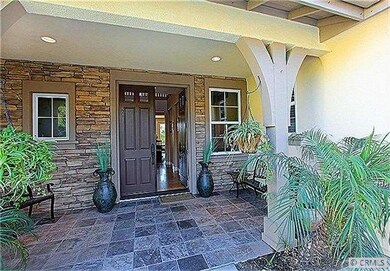 Beautiful stone entry