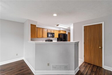 Looking into kitchen