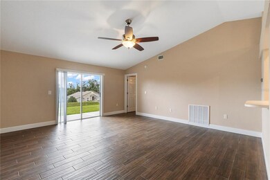 Great Room with vaulted ceiling