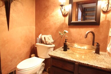 Updated half bath on Main floor