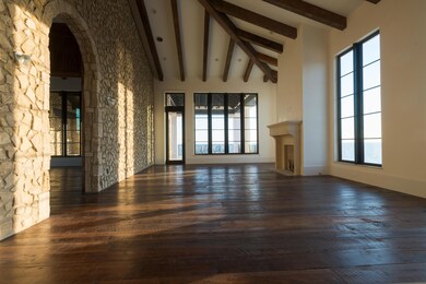 Living area from the kitchen