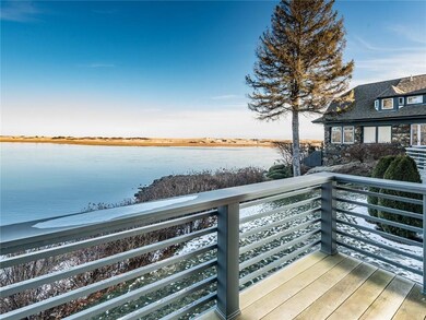 Facing the dunes on your deck you...