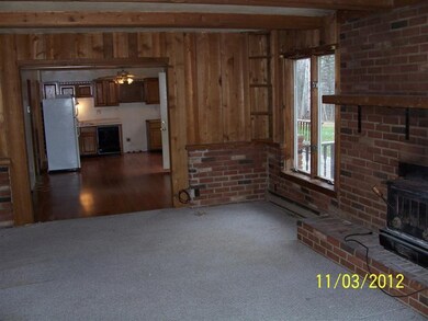Living room toward Kitchen