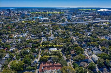 801 Grove Street N Apartments, Tropicana Field, Central Avenue Arts & Entertainment District, and Mirror Lake