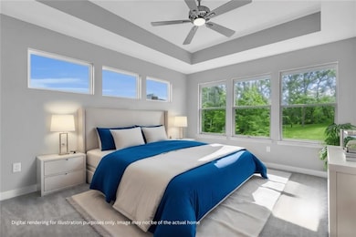 Digitally staged photo of a previously built Serenade