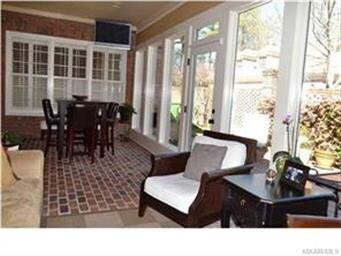 An extention of the living spaces, the sunroom is 