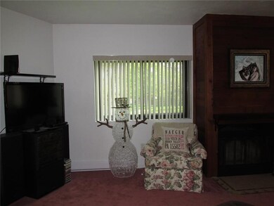 This window looks out to the pond. You can see one
