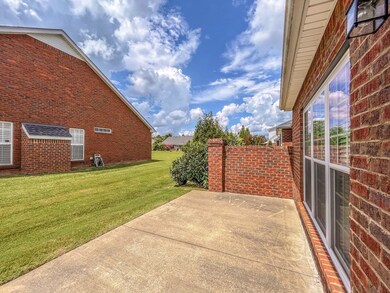 This home offers a very large private patio.