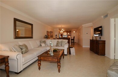 Spacious living area.