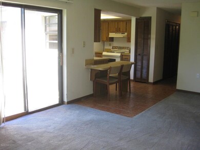 Family room with sliders to patio