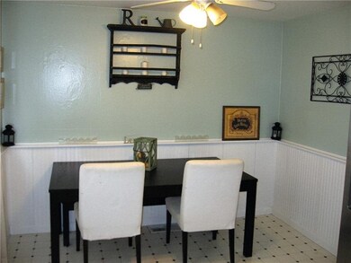 Easy access to the dining space adjoining the kitc