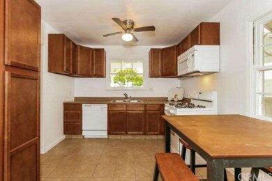 Remodeled kitchen with small dining area