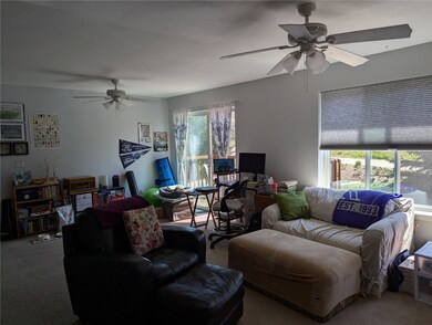 Open floor plan with Living room, Dining area and