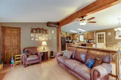 Closet storage in living room