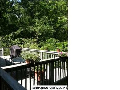 Large deck has access from driveway - no steps int
