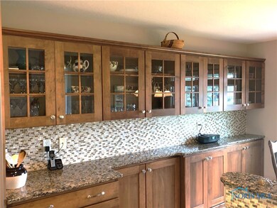 Gorgeous Windowpane Cabinets with Granite Countert