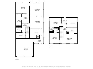 This is a two-story floor plan. 

**First Floor*