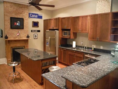Kitchen. All stainless steel appliances remain wit