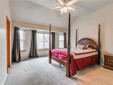 Large master bedroom with lots of natural light fr