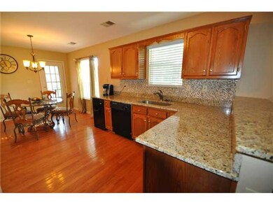 Here's a closer look at the granite countertops an