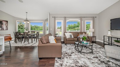 Open Living/Dining/Kitchen
