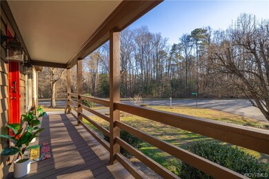 Private wooded view across the street. Room for ch