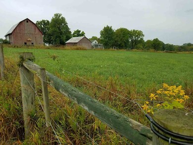 Fenced middle pasture looking toward home.