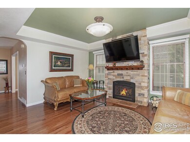 High efficiency gas fireplace - cozy!