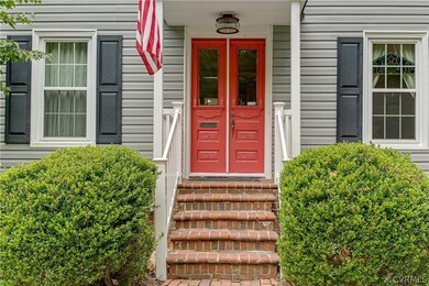 Beautiful front door taken from historical home