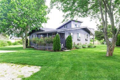 Lush green lawn with beautifully landscaped ground