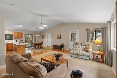 Great Room with Vaulted Ceilings