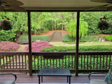 View from expansive deck
