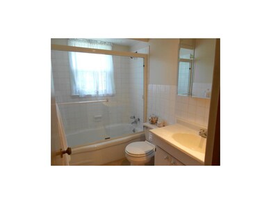 Main bath--updated, neutral and plenty of storage.