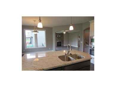 Kitchen open to great room
