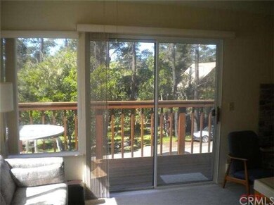Wooded view deck off the living room.