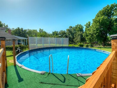 30 ft pool is ready for fun and relaxation!