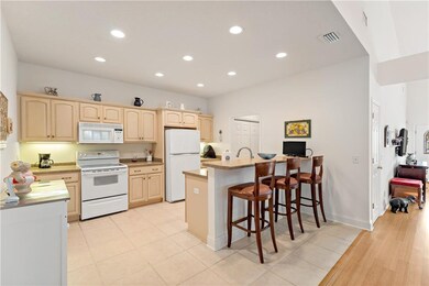 Kitchen offers Breakfast Bar w/Bar Stools, White A