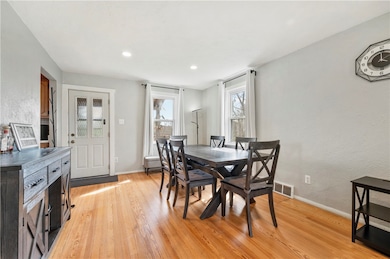 View of dining table